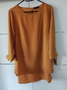 Papaya koszula dłuższa xl 42 damska musztardowa żółta pomarańczowa 