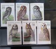 Znaczki PL z rocznika 1990, Fi 3146-51, czyste. 
