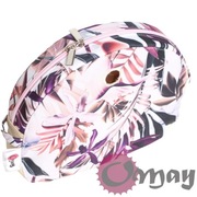 Beżowy organizer do Obag MOON LIGHT kwiaty strelicje różowy beż wkład OMAY