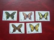 ZSRR 1987 MNH Mi.  5678/82 Fauna Owady Motyle