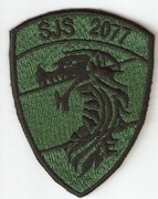 Naszywka SJS 2077 na mundur polowy.