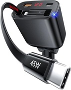 Ładowarka samochodowa USB C, IPhone Szybka Quick Charge 105W