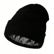 Czapka z satynową podszewką  wysyłka 24h