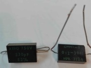 Kondensator 330pF / 750V Silver Mica CMMI-G NOS