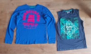 Koszulki młodzieżowe 2 sztuki firmy H&M, YIGGA rozmiar 158/164