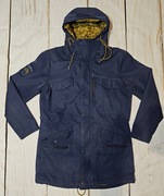 Kurtka Zimowa Parka Reserved rozmiar L Męska Granatowa Ciepła