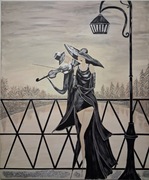 Cudowny czas obraz 100x120 cm farby akrylowe -% do Świąt 