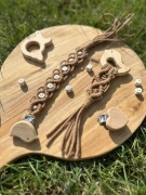 Zawieszka do smoczka makrama+gryzak