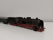 Lokomotywa parowóz polski Pt47 PKP Cargo, wagon ciężarówka Model