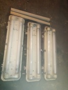 3 x oprawy lamp okrętowe FAMOR PRL SOLIDNE