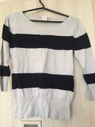 Sweterek w paski Next XS/S  rękaw 3/4 