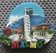 Magnes na lodówkę  Malmo Szwecja