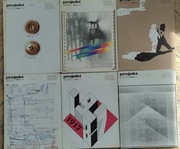 Czasopismo "Projekt" rocznik 1987 (komplet 6 numerów + 5 plakatów)