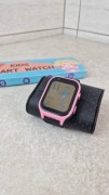 Smartwatch dziecięcy 4g gps sos whatsapp kamera różowy