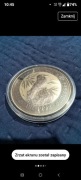 Australian Kookaburra 1992 2 oz uncje srebrna moneta 50 mm rzadka
