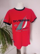 Diverse męska koszulka czerwona t-shirt r M