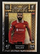 Match Attax EXTRA 2024/25 MOHAMED SALAH nr.246 KINGS OF EUROPE Liverpool 