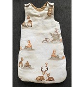 Śpiworek dla dziecka niemowlaka motyw zwierzątka rozmiar 56-62