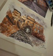 Akwarela Grudziądza