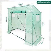 Szklarnia ogrodowa namiot roślinny plandeka wzmocniona PE 140 g/m²