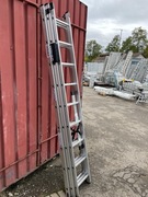 Drabina aluminiowa 3x9 wielofunkcyjna HIGHER 7,1m 150 kg OUTLET II Ga