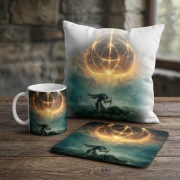 Elden Ring gra prezent dla gracza kubek dark fantasy soulslike 