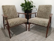 Kultowe fotele PRL komplet 2 szt.