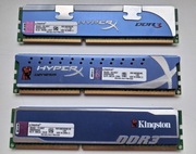 Pamięć DDR3 8GB w trzech kościach 2+2+4 GM