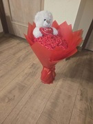 Bukiet z róż mydlanych 