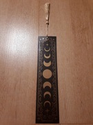 Zakładka do książki - fazy Księżyca, z chwostem