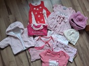Zestaw ubranek niemowlęcych roz.68-98 sweterek 56