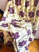 ANTYCZNA ZIELEŃ I FIOLETY.Wym.176x167cm.PRZEPIĘKNE KOTARY.