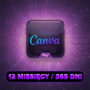 Canva Pro 12 MSC | Na twoje konto | 24/7 | Gwarancja 12 miesięcy