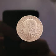 Srebrna moneta 5 zł 1933 głowa kobiety