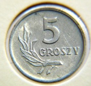 5 gr. AL 1958 mennicze