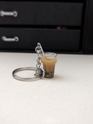 Kawowe Bubble Tea z jasną słomką