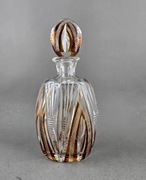 Karafka krysztalowa Art Deco lata 30ste - dwukolorowa