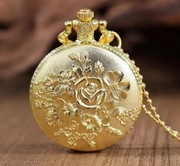 Zegarek kieszonkowy na łańcuszku metalowy 