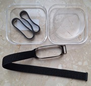 Pasek Tech-Protect Nylon Czarny do Xiaomi Mi Band 5 / 6 / 6 NFC 