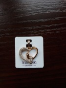 Wisiorek serduszko stal chirurgiczna 