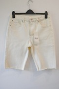 ARKET szorty spodenki bermudy białe jeansowe 30 L XL bawełna organiczna