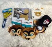 Zestaw akcesoriów Halloween dla dziecka maski opaski gadżety przebranie mix