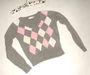 _C&A_Fajny ciepły szary sweter do pracy _R.38_