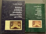 Katalog polskich pieniędzy papierowych od 1794, Miłczak 2005 + cennik