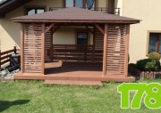 Altana drewniana 3x3 m 177-178, Kraków z montażem