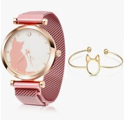 NOWY ZESTAW Zegarek + Bransoletka LICYTACJA OD 1 ZŁ