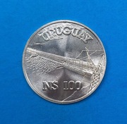 Urugwaj 100 peso 1981, Salto Grande, Ag 0,900