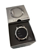 Smartwatch Garmin Fenix 7 srebrny grafitowo-niebieski pasek 0010-02540-01