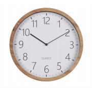 Zegar ścienny w kolorze jasnego drzewa 30z30 cm