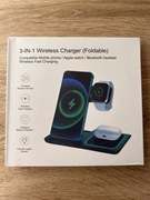 Wielofunkcyjna bezprzewodowa stacja ładująca 3w1 